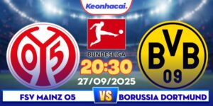 Mainz 05 Vs Dortmund - 20:30 - 27/09: Signal Iduna Mang Lửa Tới Mainz